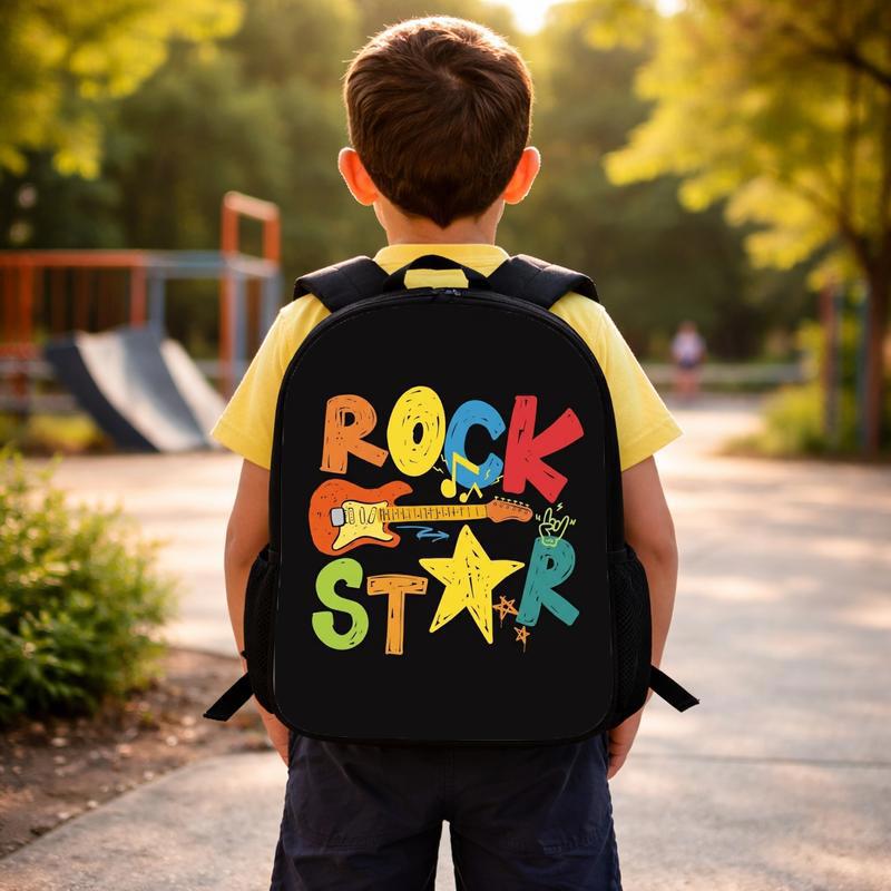 Fun Music Backpack With Rockstar Style For Cool Students Custom Backpack