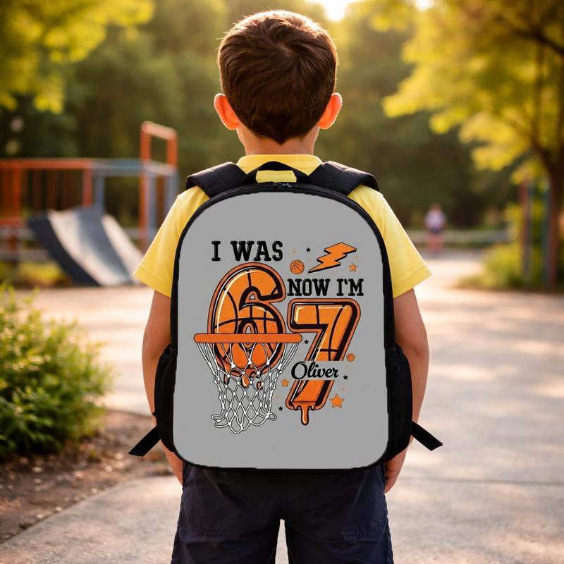 Funny Basketball Backpack - Back To School Custom Name Custom Backpack Funny Basketball Backpack - Back To School Custom Name Custom Backpack