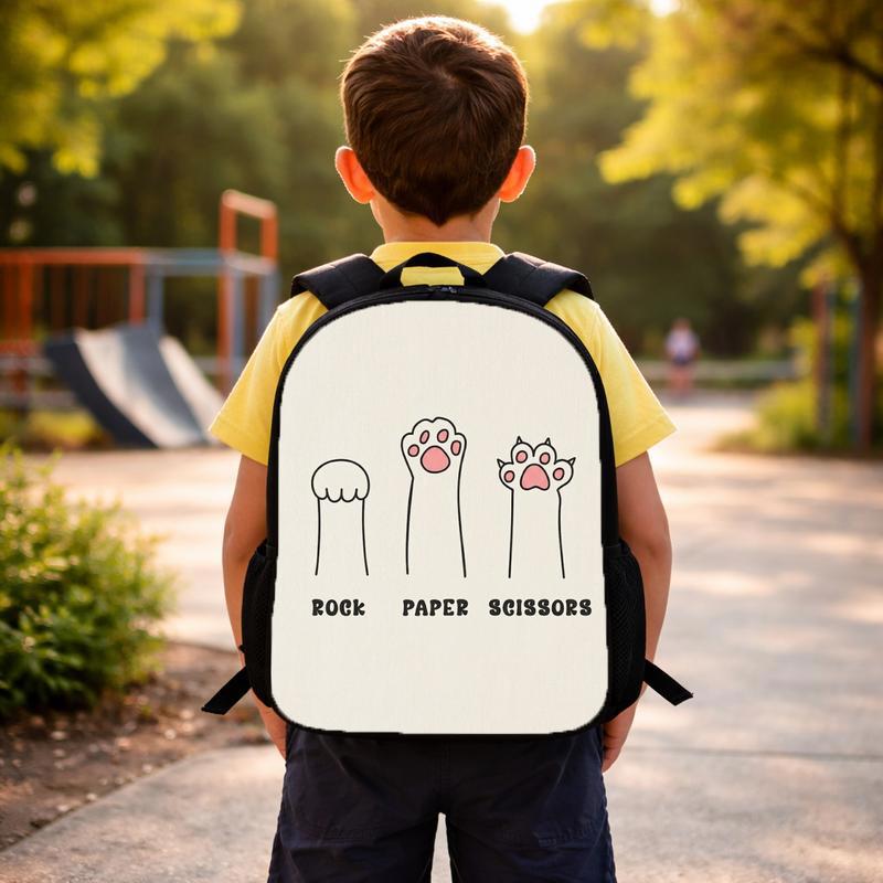 Funny Cat Paw Custom Backpack
