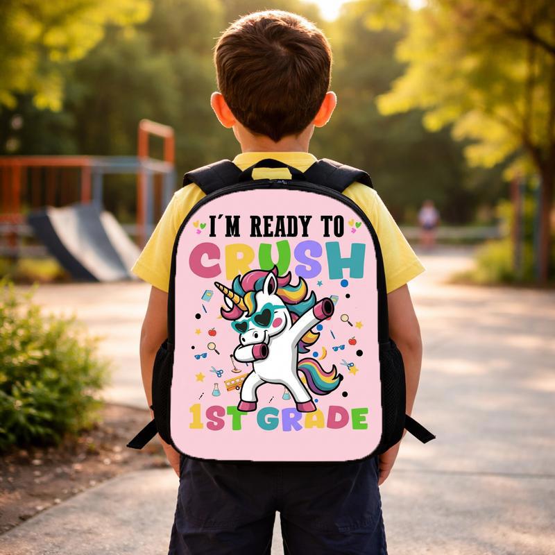 I’m Ready To Crush 1st Grade - Funny Kids Backpack Custom Backpack I’m Ready To Crush 1st Grade - Funny Kids Backpack Custom Backpack
