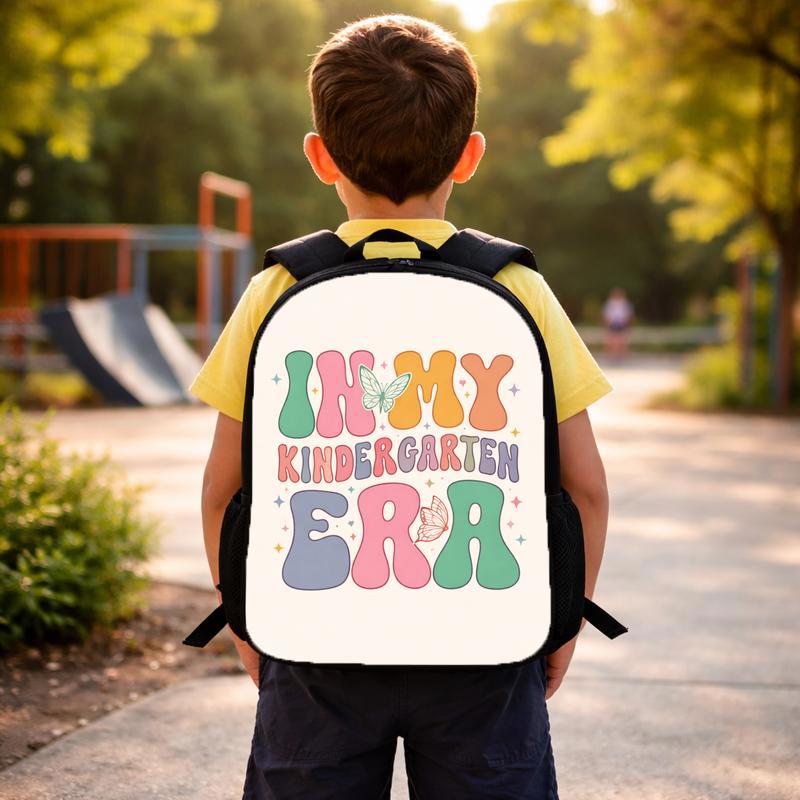 In My Kindergarten Era Backpack - Cute Retro School Kids Custom Backpack In My Kindergarten Era Backpack - Cute Retro School Kids Custom Backpack