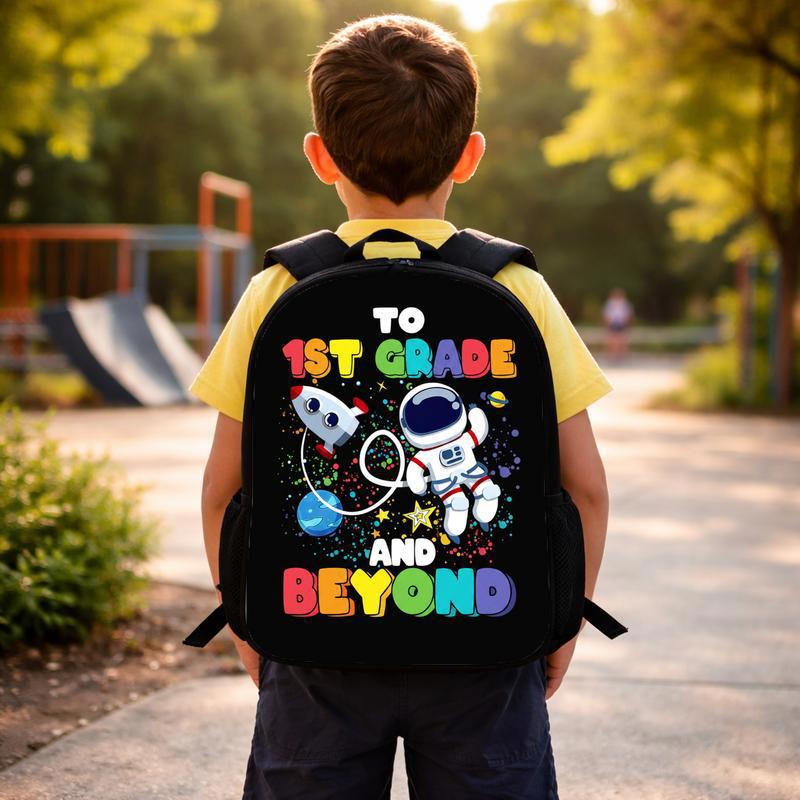 Kids Astronaut Backpack 1st Grade - To First Grade And Beyond Space Custom Backpack Kids Astronaut Backpack 1st Grade - To First Grade And Beyond Space Custom Backpack