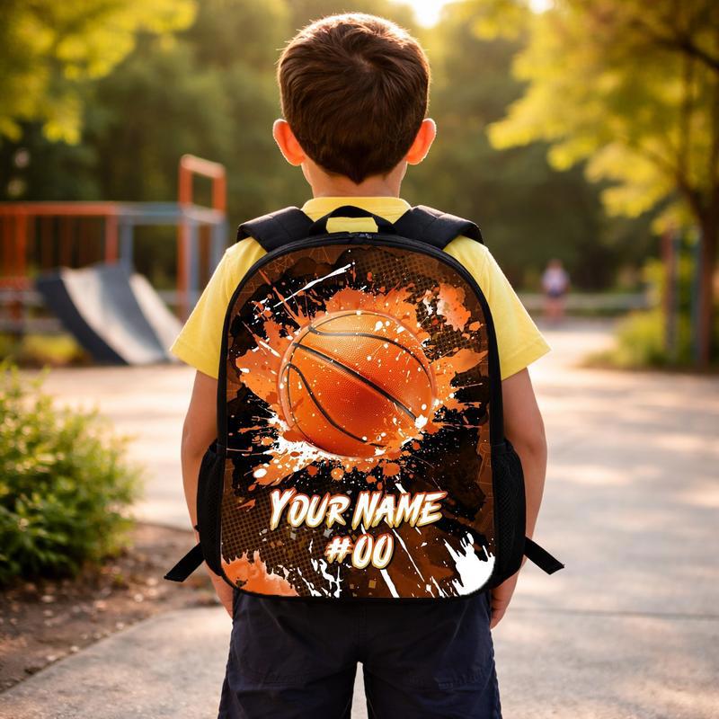 Personalized Basketball Backpack - Back To School Player Gift Custom Backpack
