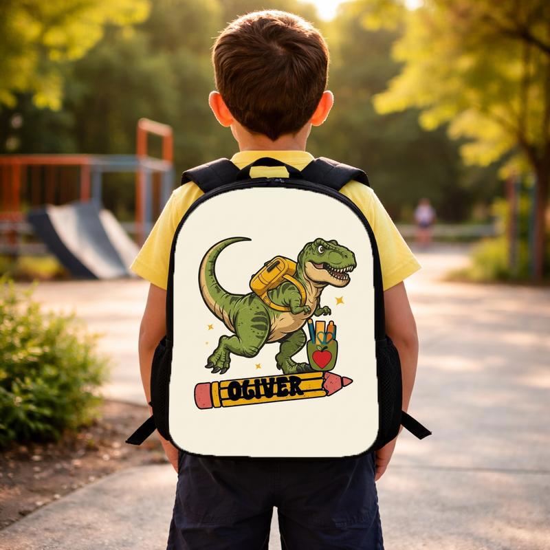 Personalized Dinosaur Back To School Backpack With Name Custom Backpack Personalized Dinosaur Back To School Backpack With Name Custom Backpack
