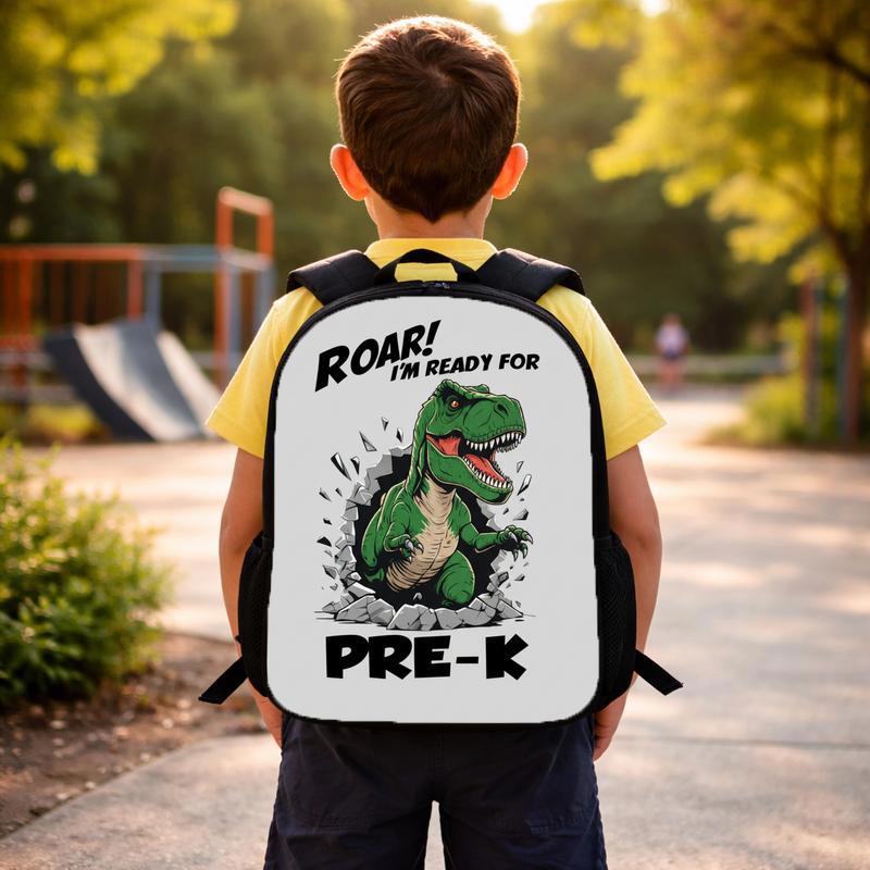 Pre-K Dinosaur Backpack - Funny Back To School Kids Custom Backpack Pre-K Dinosaur Backpack - Funny Back To School Kids Custom Backpack