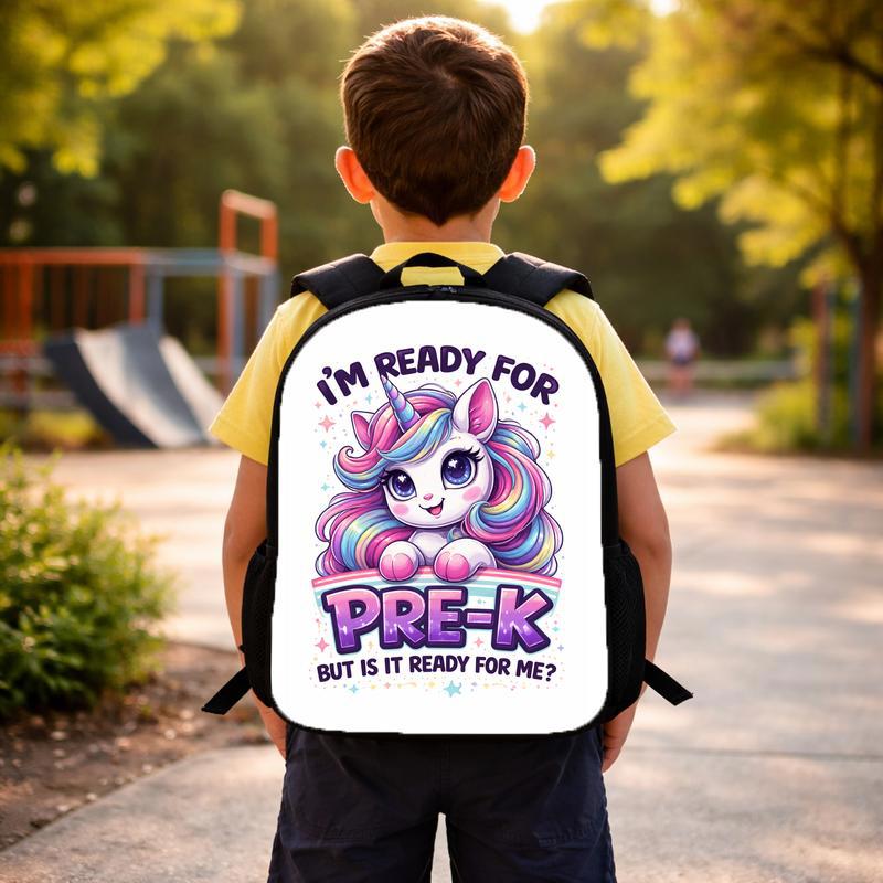 Ready For Pre K Backpack Unicorn Kids School Style Custom Backpack Ready For Pre K Backpack Unicorn Kids School Style Custom Backpack