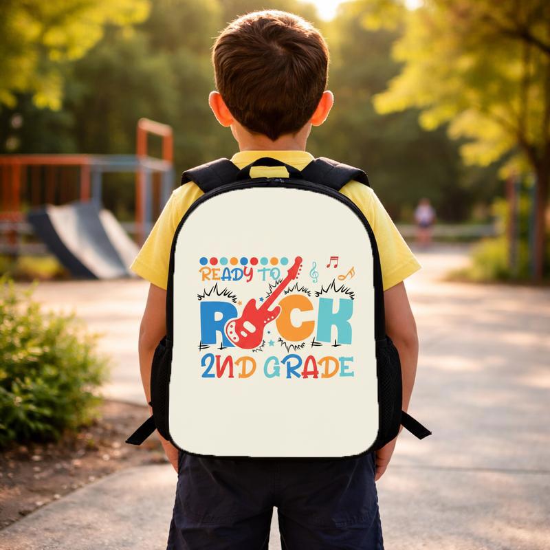 Ready To Rock New Grade Backpack - Kids School Style Custom Backpack Ready To Rock New Grade Backpack - Kids School Style Custom Backpack