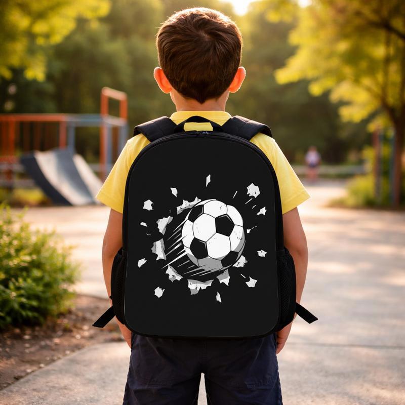 Soccer Ball Smash Backpack - Cool Sports Kids School Bag Custom Backpack Soccer Ball Smash Backpack - Cool Sports Kids School Bag Custom Backpack