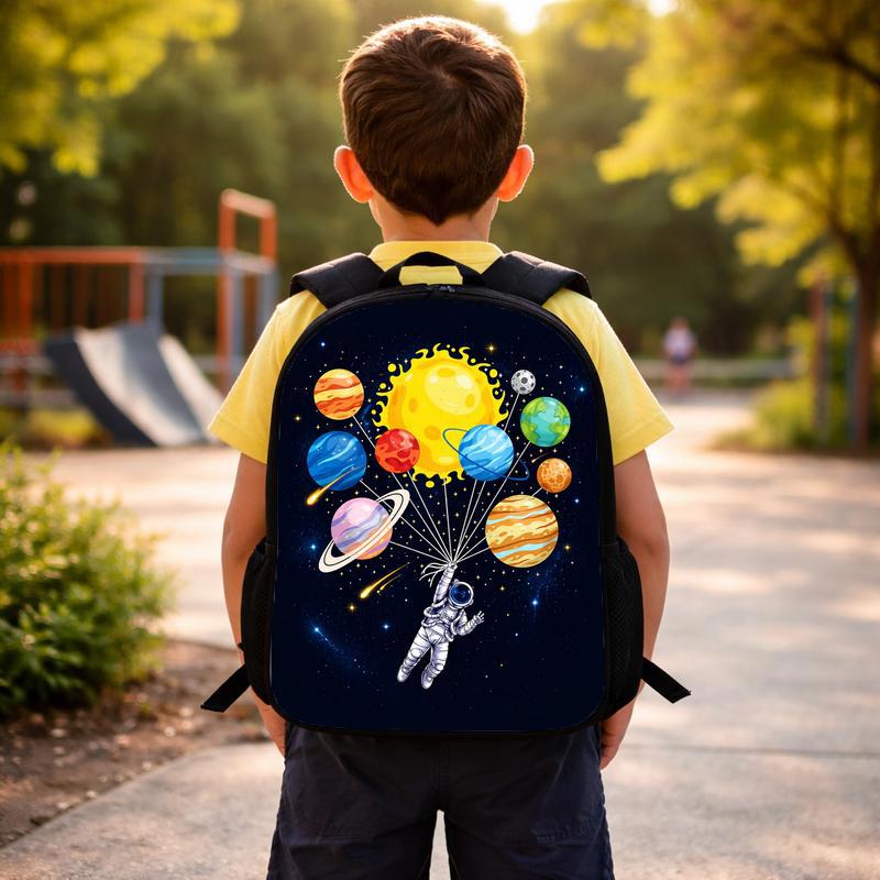 Solar System Backpack Kids - Space Explorer Design Custom Backpack