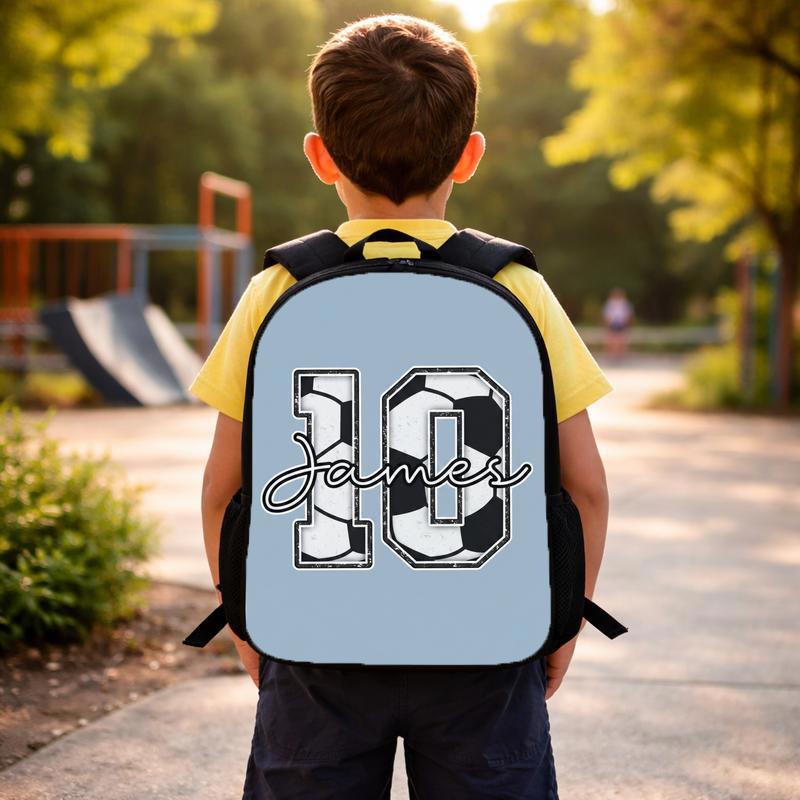 Style Personalized Soccer Backpack With Name And Number Design Custom Backpack Style Personalized Soccer Backpack With Name And Number Design Custom Backpack