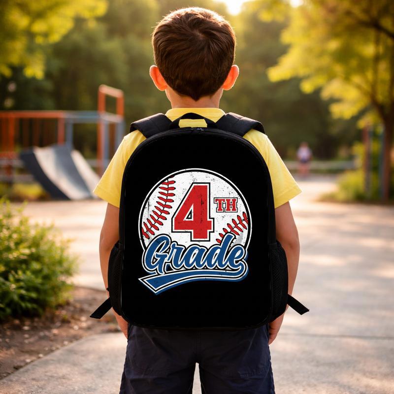 Vintage Custom Grade Baseball Backpack - Back To School Kids Bag Custom Backpack