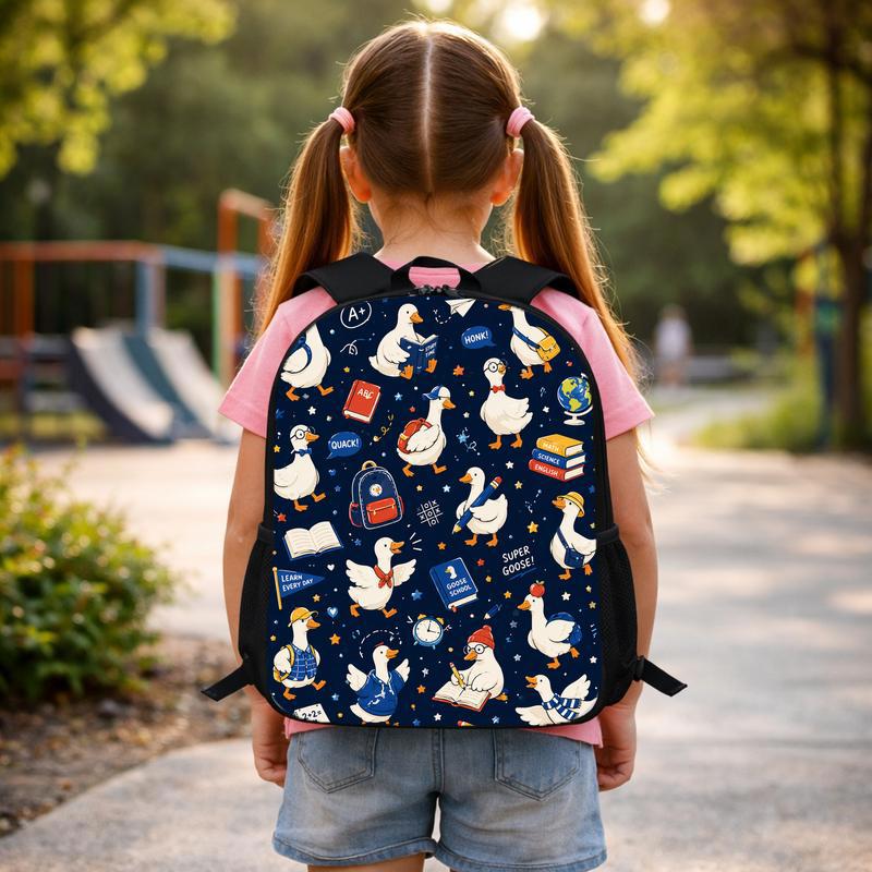 All Over Goose Backpack - Fun Back To School Kids Pattern Custom Backpack All Over Goose Backpack - Fun Back To School Kids Pattern Custom Backpack