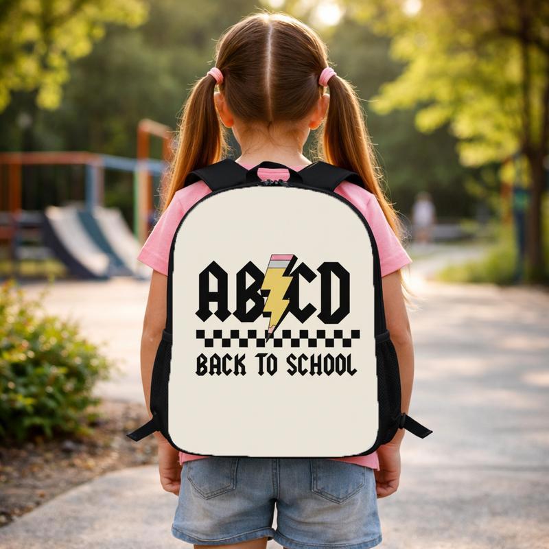 Alphabet Rock Backpack For Kids - Back To School Ready Custom Backpack Alphabet Rock Backpack For Kids - Back To School Ready Custom Backpack
