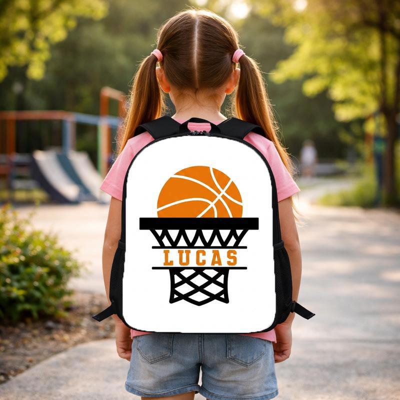 Basketball Name Backpack - Back To School Custom Sport Style Custom Backpack Basketball Name Backpack - Back To School Custom Sport Style Custom Backpack