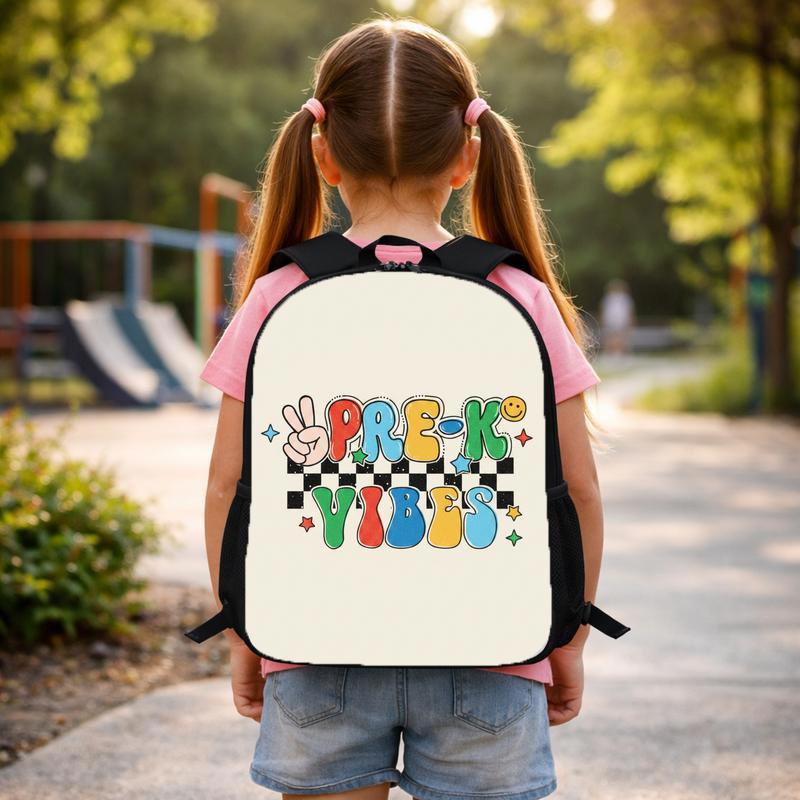 Colorful Pre-K Backpack - Trendy Kids School Custom Backpack Colorful Pre-K Backpack - Trendy Kids School Custom Backpack