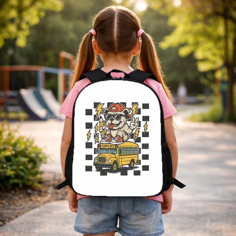 Cool Bulldog Back To School PNG _ Kids School Shirt Design Custom Backpack Cool Bulldog Back To School PNG _ Kids School Shirt Design Custom Backpack