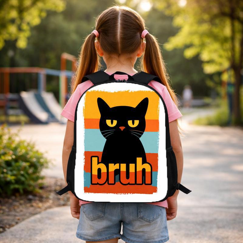 Cool Cat Back To School Custom Backpack