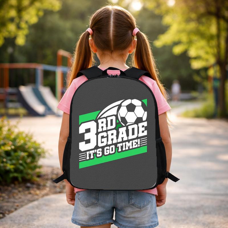 Custom Grade Go Time Backpack - Soccer School Desig Custom Backpack Custom Grade Go Time Backpack - Soccer School Desig Custom Backpack