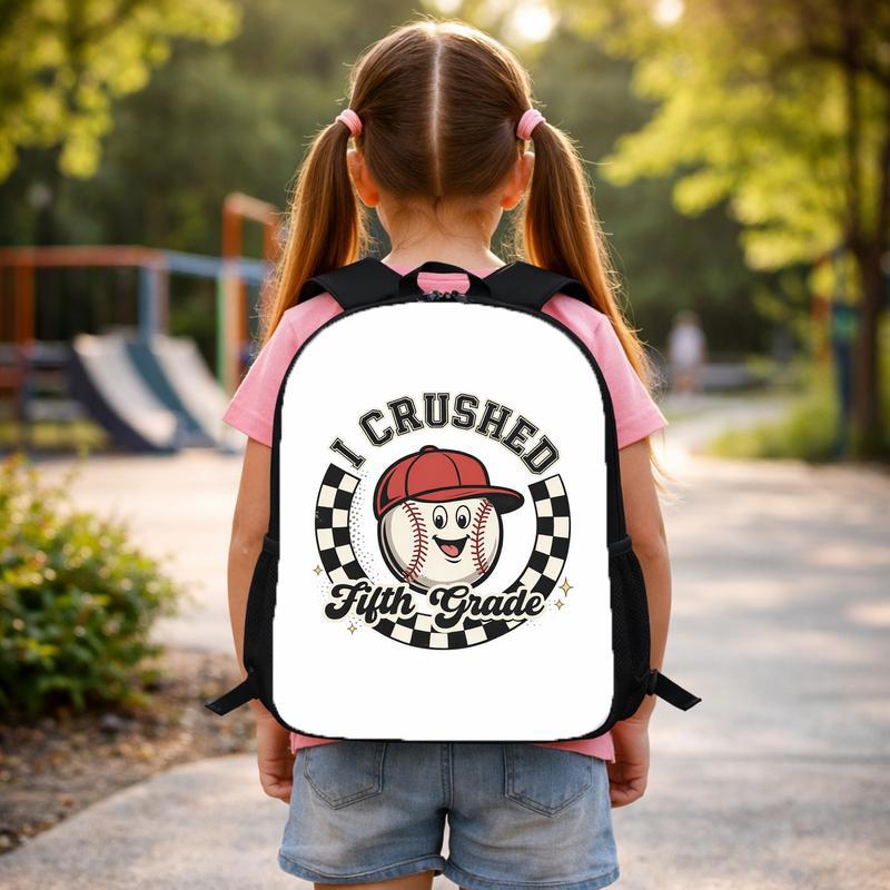 Cute Baseball Backpack - Back To School Cartoon Kids Sport Custom Backpack