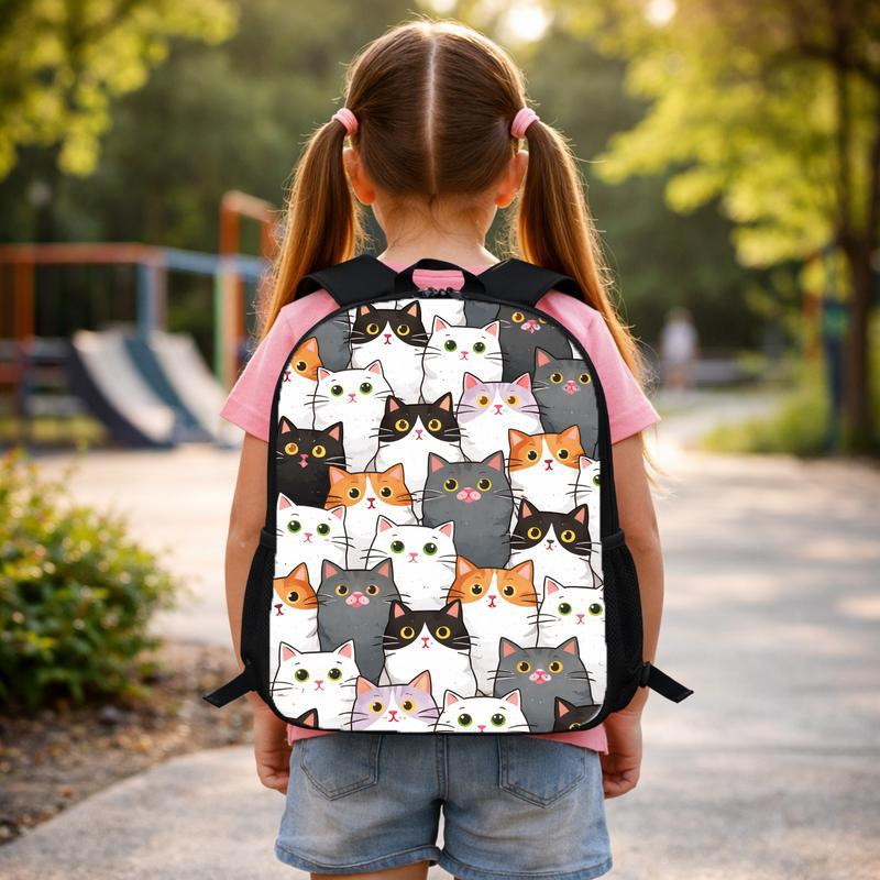 Cute Cat Custom Backpack