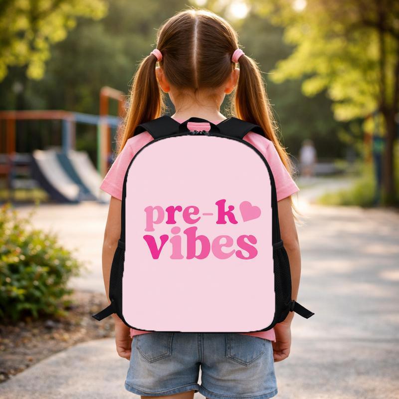 Cute Pre-K Vibes Backpack - First Day School Kids Custom Backpack