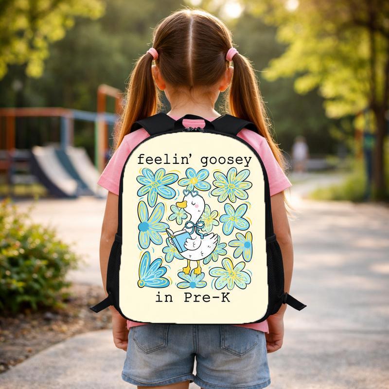 Feelin Goosey Backpack - Pre-K Back To School Kids Custom Backpack