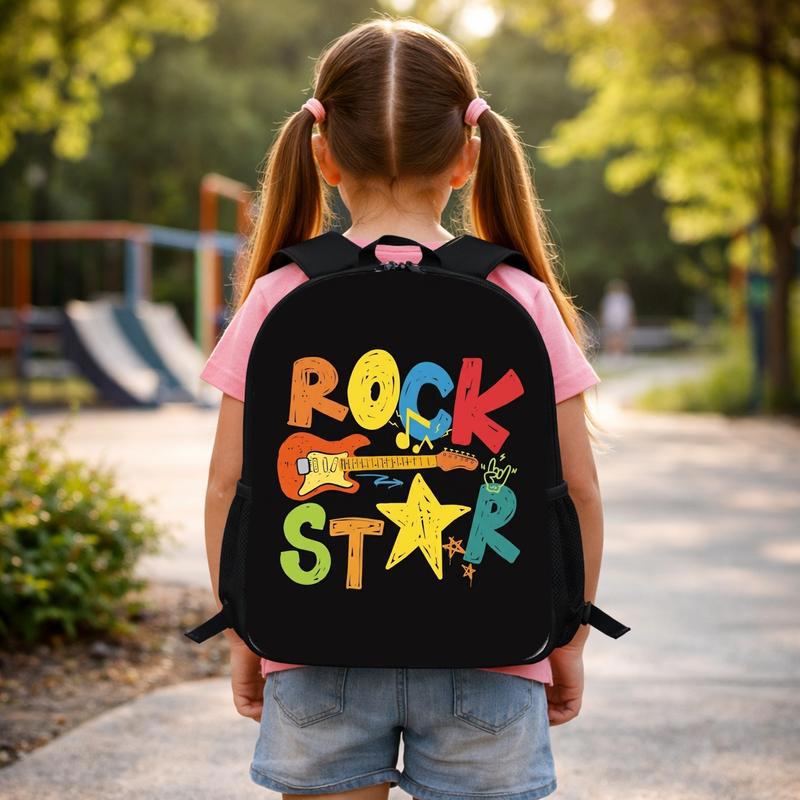 Fun Music Backpack With Rockstar Style For Cool Students Custom Backpack
