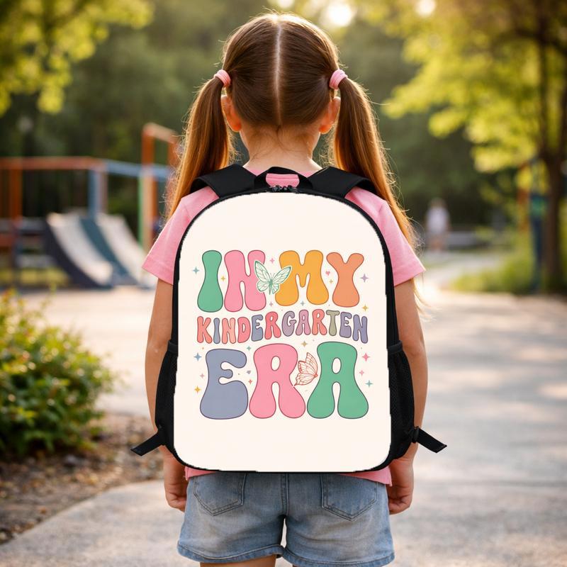 In My Kindergarten Era Backpack - Cute Retro School Kids Custom Backpack In My Kindergarten Era Backpack - Cute Retro School Kids Custom Backpack
