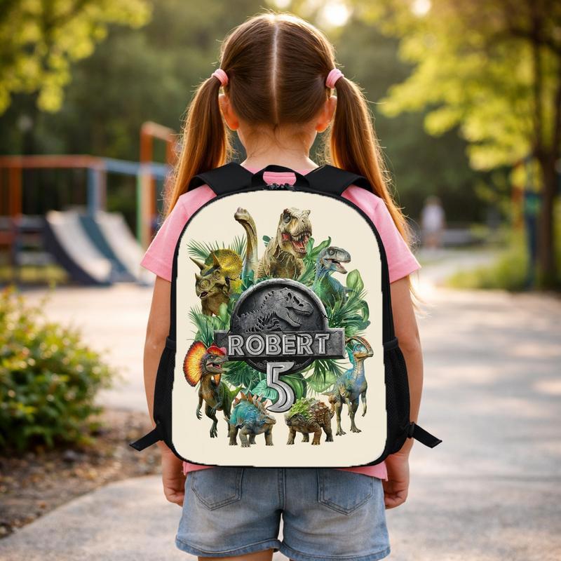 Jurassic Dino Backpack - Personalized Kids School Custom Backpack Jurassic Dino Backpack - Personalized Kids School Custom Backpack