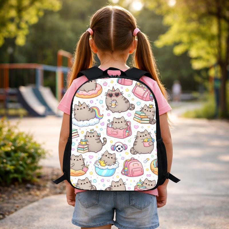 Kawaii Cát Custom Backpack Kawaii Cát Custom Backpack