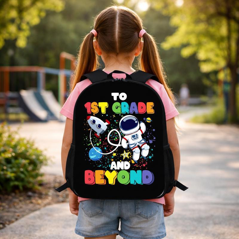 Kids Astronaut Backpack 1st Grade - To First Grade And Beyond Space Custom Backpack Kids Astronaut Backpack 1st Grade - To First Grade And Beyond Space Custom Backpack