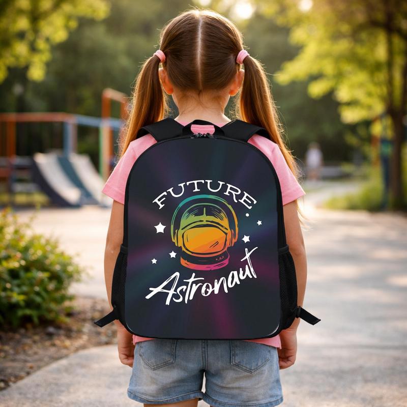 Kids Backpack Future Astronaut - Space Retro Style Custom Backpack