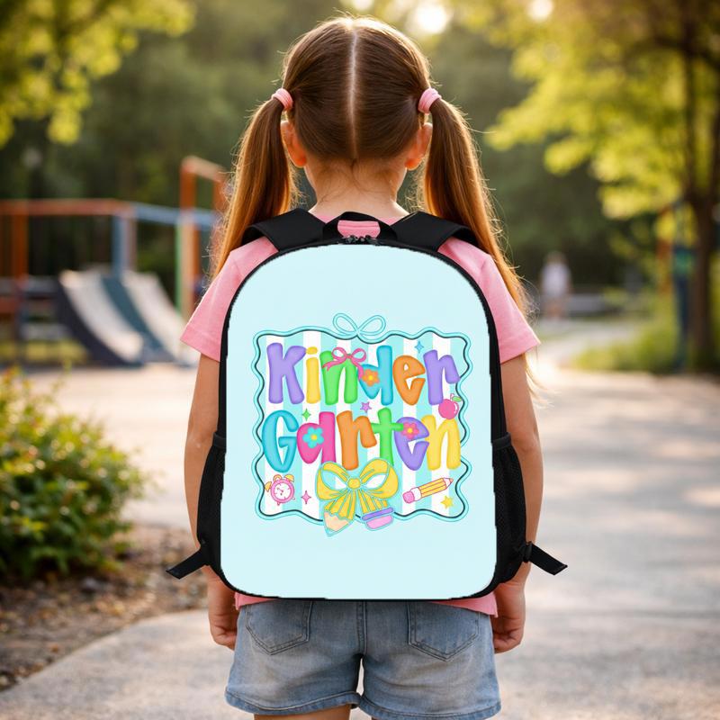 Kindergarten Backpack - Cute Colorful Back To School Design Custom Backpack Kindergarten Backpack - Cute Colorful Back To School Design Custom Backpack