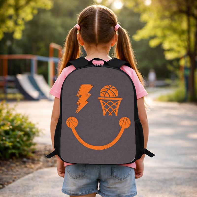 Minimal Basketball Backpack - Back To School Simple Sport Style Custom Backpack Minimal Basketball Backpack - Back To School Simple Sport Style Custom Backpack