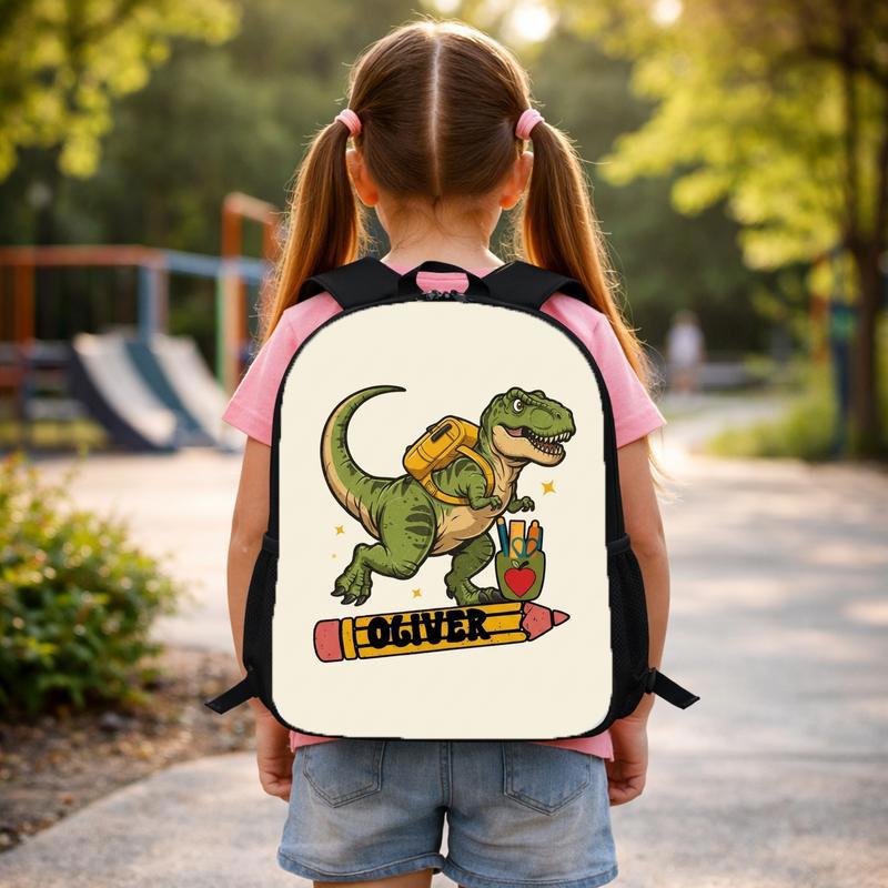 Personalized Dinosaur Back To School Backpack With Name Custom Backpack Personalized Dinosaur Back To School Backpack With Name Custom Backpack