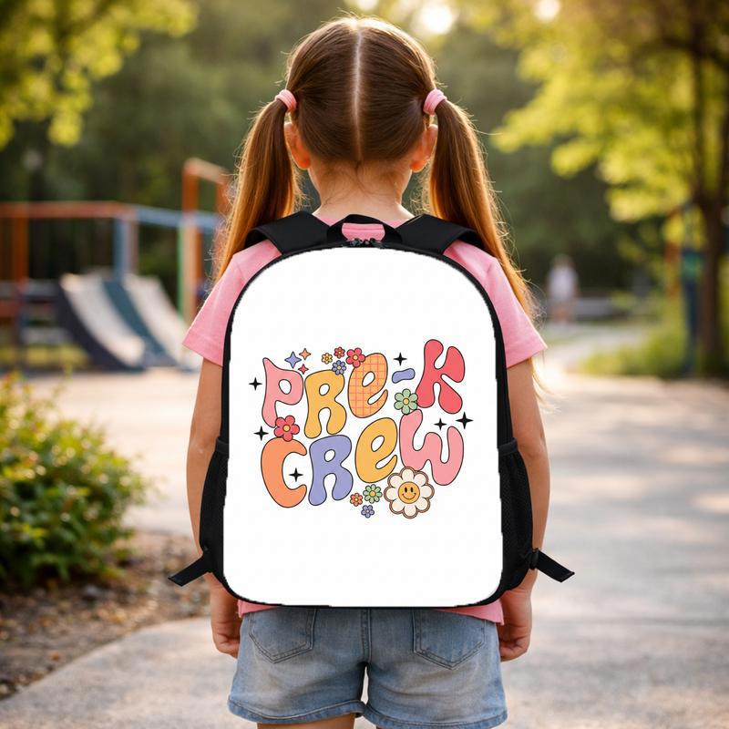 Pre-K Crew Backpack - Cute Kids Back To School Custom Backpack Pre-K Crew Backpack - Cute Kids Back To School Custom Backpack