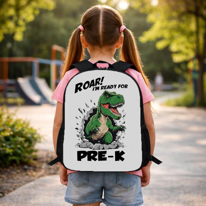Pre-K Dinosaur Backpack - Funny Back To School Kids Custom Backpack Pre-K Dinosaur Backpack - Funny Back To School Kids Custom Backpack