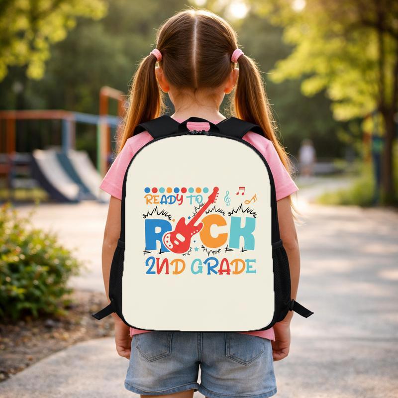 Ready To Rock New Grade Backpack - Kids School Style Custom Backpack Ready To Rock New Grade Backpack - Kids School Style Custom Backpack