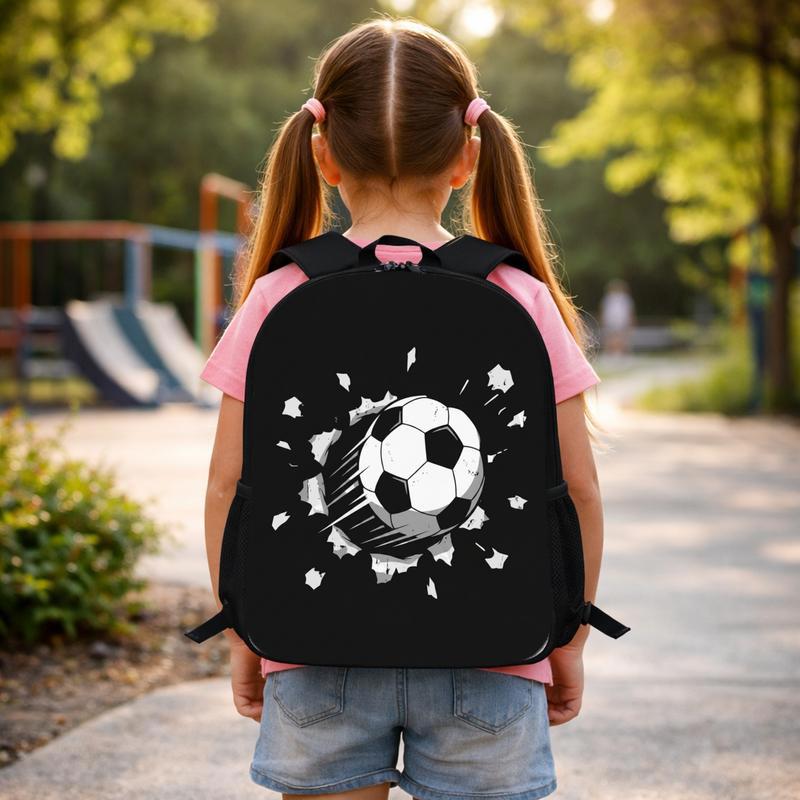 Soccer Ball Smash Backpack - Cool Sports Kids School Bag Custom Backpack Soccer Ball Smash Backpack - Cool Sports Kids School Bag Custom Backpack