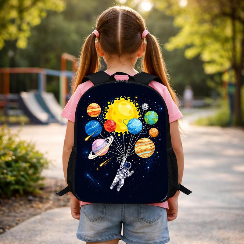 Solar System Backpack Kids - Space Explorer Design Custom Backpack