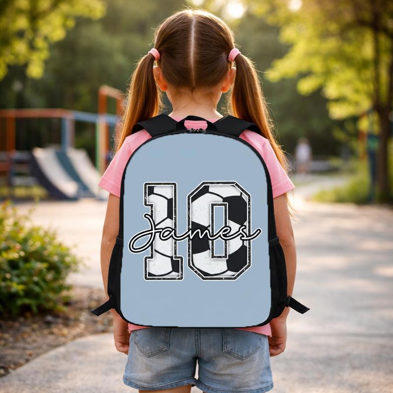 Style Personalized Soccer Backpack With Name And Number Design Custom Backpack Style Personalized Soccer Backpack With Name And Number Design Custom Backpack
