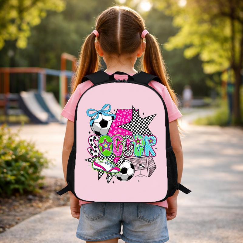 Trendy Soccer Collage Backpack - Cool Girls School Style Custom Backpack Trendy Soccer Collage Backpack - Cool Girls School Style Custom Backpack