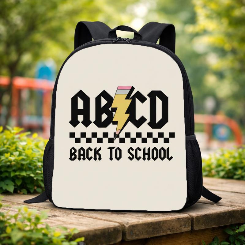 Alphabet Rock Backpack For Kids - Back To School Ready Custom Backpack Alphabet Rock Backpack For Kids - Back To School Ready Custom Backpack