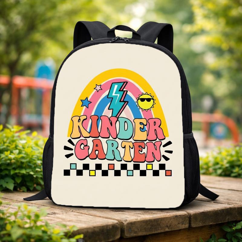 Back To School Backpack - Fun Kindergarten Rainbow Cool Style Custom Backpack Back To School Backpack - Fun Kindergarten Rainbow Cool Style Custom Backpack