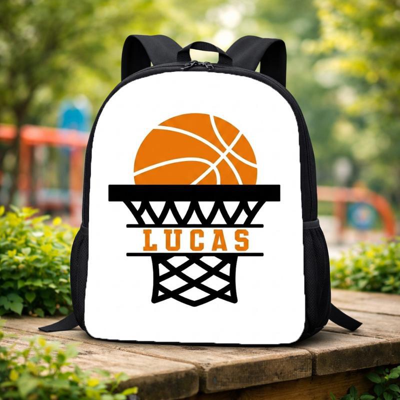 Basketball Name Backpack - Back To School Custom Sport Style Custom Backpack Basketball Name Backpack - Back To School Custom Sport Style Custom Backpack