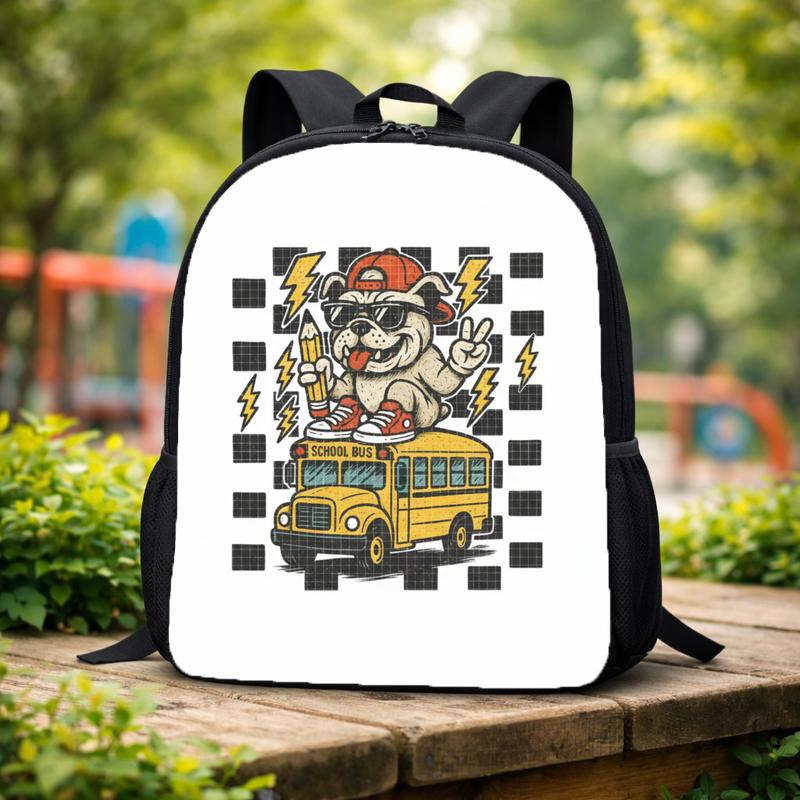 Cool Bulldog Back To School PNG _ Kids School Shirt Design Custom Backpack Cool Bulldog Back To School PNG _ Kids School Shirt Design Custom Backpack