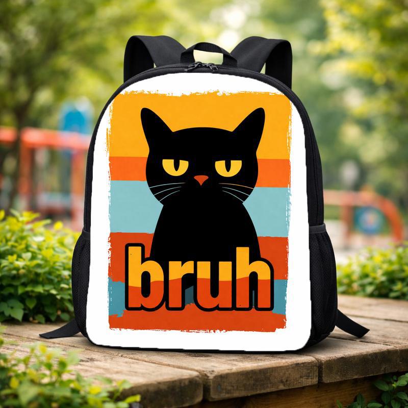 Cool Cat Back To School Custom Backpack