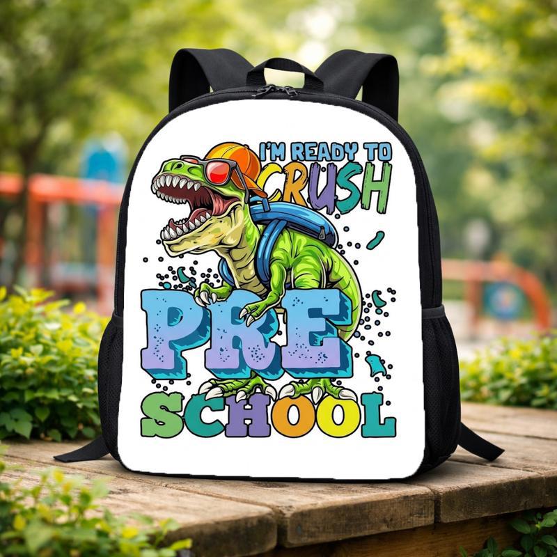 Custom Dinosaur Boys Backpack - I'm Ready To Crush Preschool Custom Backpack Custom Dinosaur Boys Backpack - I'm Ready To Crush Preschool Custom Backpack