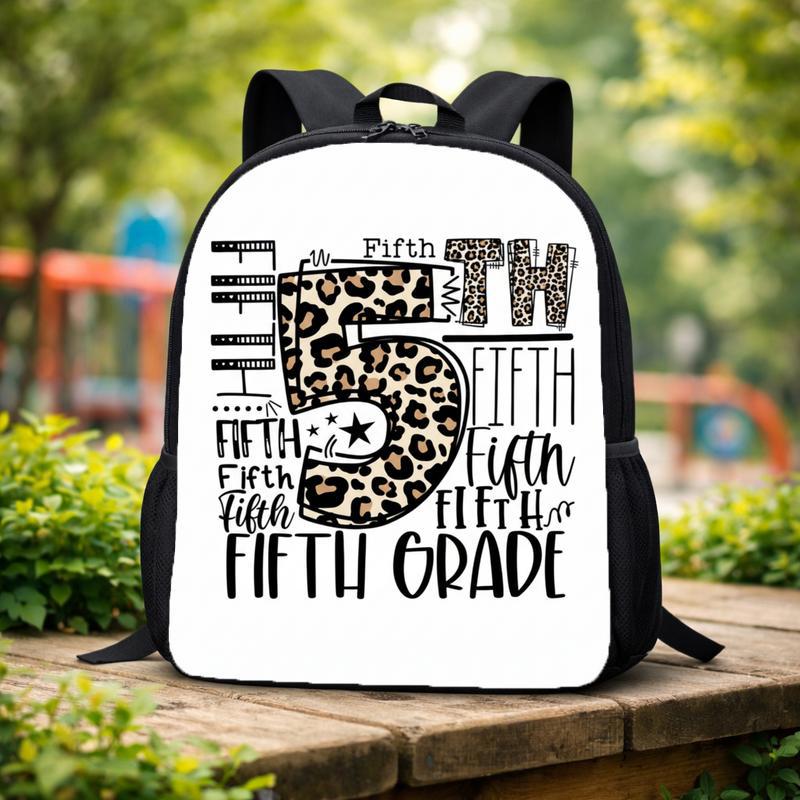 Custom Grade Backpack - Elementary School Leopard Print Style Custom Backpack Custom Grade Backpack - Elementary School Leopard Print Style Custom Backpack