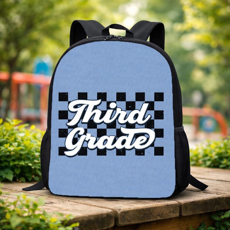 Custom Grade Checkered Backpack - Cool Back To School Look Custom Backpack Custom Grade Checkered Backpack - Cool Back To School Look Custom Backpack